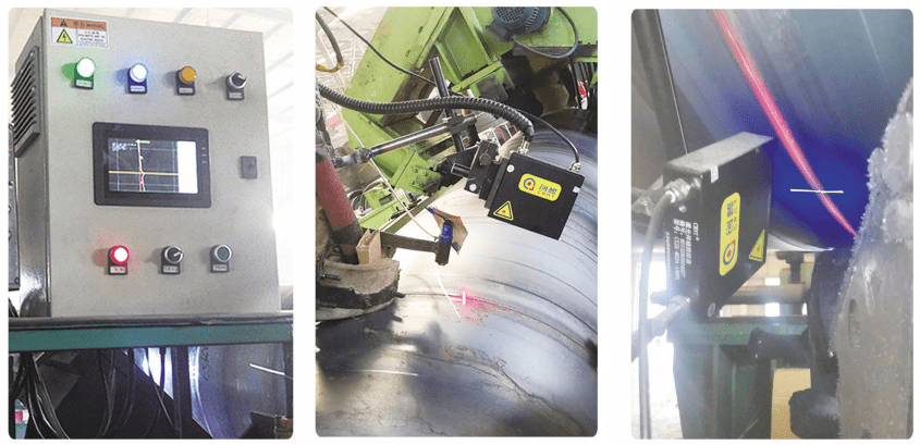 螺旋管焊縫跟蹤系統(tǒng)（內(nèi)、外焊）產(chǎn)品實際安裝效果圖