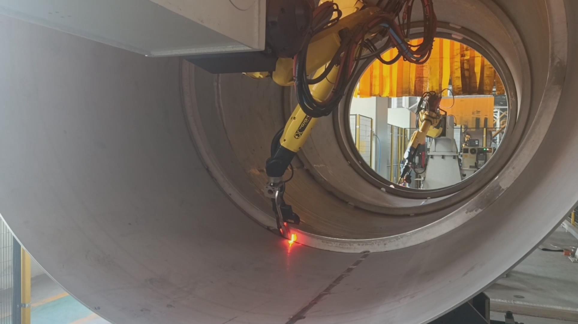 創(chuàng)想智控激光焊縫跟蹤系統(tǒng)在LNG液化天然氣儲罐焊接自動化升級改造的應(yīng)用