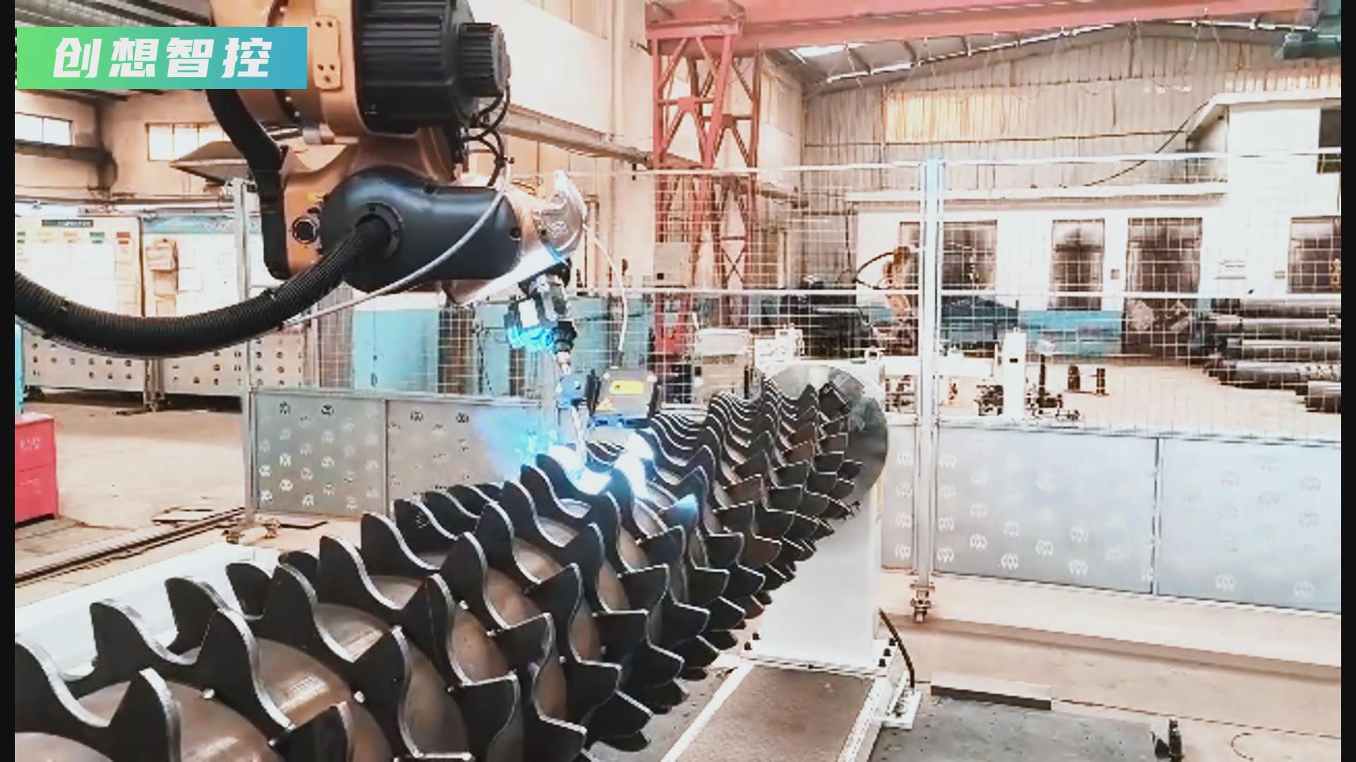 創(chuàng)想智控激光焊縫跟蹤器攜手廣數(shù)機(jī)器人，賦能農(nóng)機(jī)齒輪焊接智能化升級